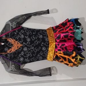 Monster High Skelita Calaveras Costume Size M 8-10